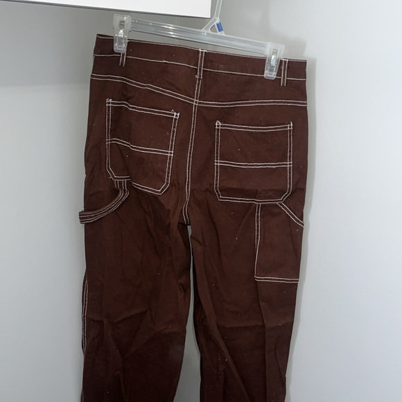 Women’s 9 Brown Straight Leg Cargo Pants - Picture 3 of 3